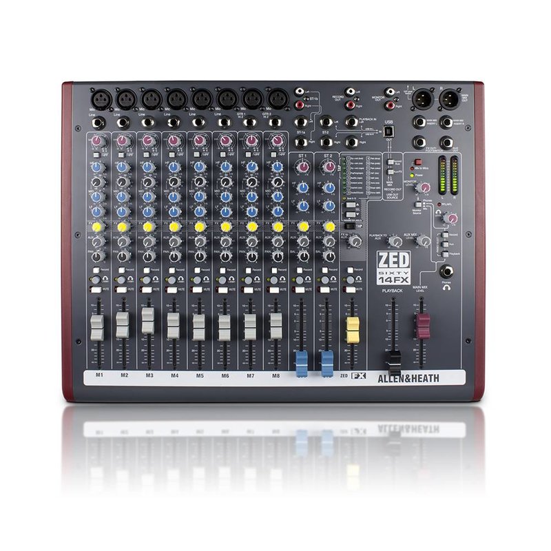 ZED60-14FX PA mixer met effecten
