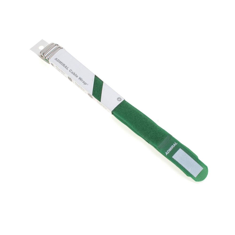 Admiral Cable Wrap kabelbinder 25x260mm groen (set van 5 stuks) afbeelding