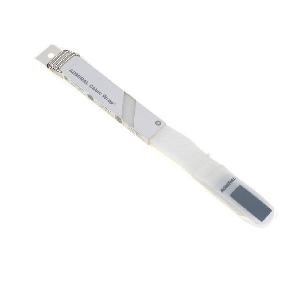 Admiral Cable Wrap kabelbinder 25x260mm wit (set van 5 stuks) afbeelding