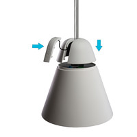 P60DT-BL 100 volt 60W 6,5 inch hang luidspreker zwart