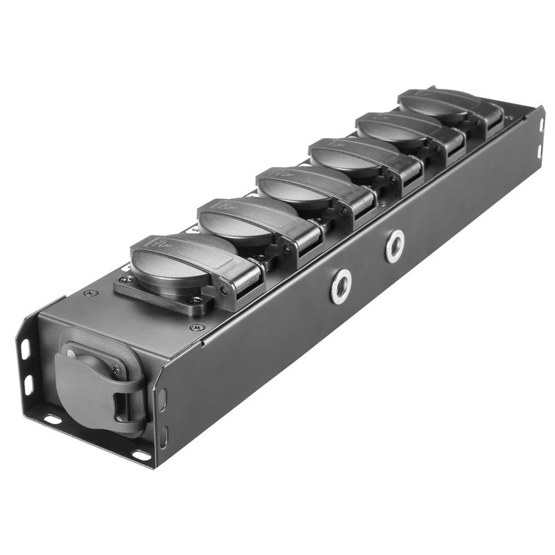 PROPORT 6T 6-weg verdeeldoos met powerconnectors