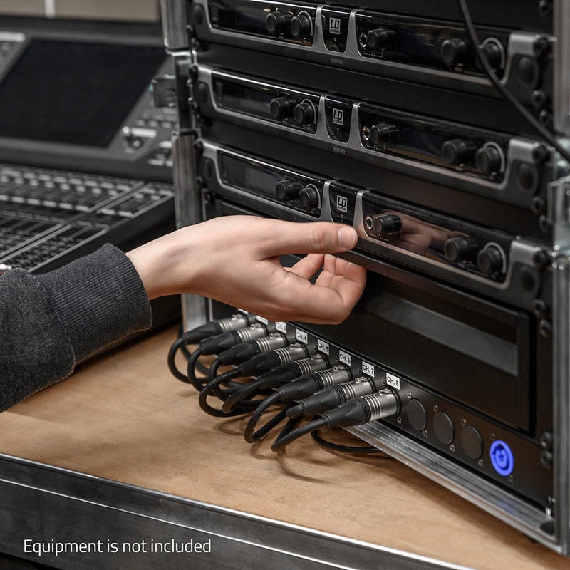 ERGO 19 inch racklade staal 2 HE 360mm diep