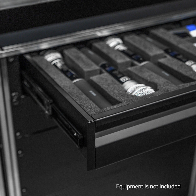 ERGO 19 inch racklade staal 2 HE 360mm diep