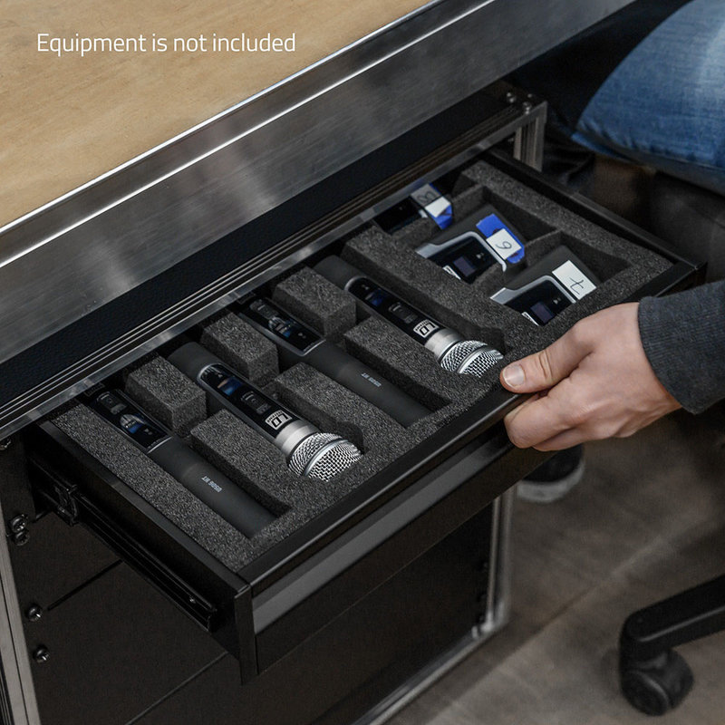 ERGO 19 inch racklade staal 2 HE 360mm diep