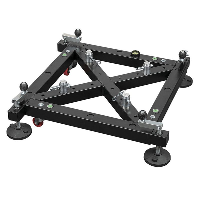 Stabilizer base met wielen voor truss