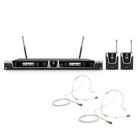 LD Systems U506 BPHH2 Dubbel draadloos headset systeem huidskleur U506 BPHH2 Dubbel draadloos headset systeem huidskleur