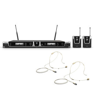 LD Systems U506 BPHH2 Dubbel draadloos headsetsysteem huidskleur LD Systems U506 BPHH2 Dubbel draadloos headsetsysteem huidskleur