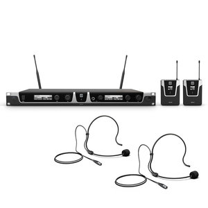 LD Systems U506 BPH2 Dubbel draadloos headset systeem LD Systems U506 BPH2 Dubbel draadloos headset systeem