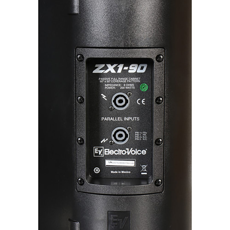 Electro-Voice ZX1-90 Passieve luidspreker 8 inch zwart ZX1-90 Passieve luidspreker 8 inch zwart