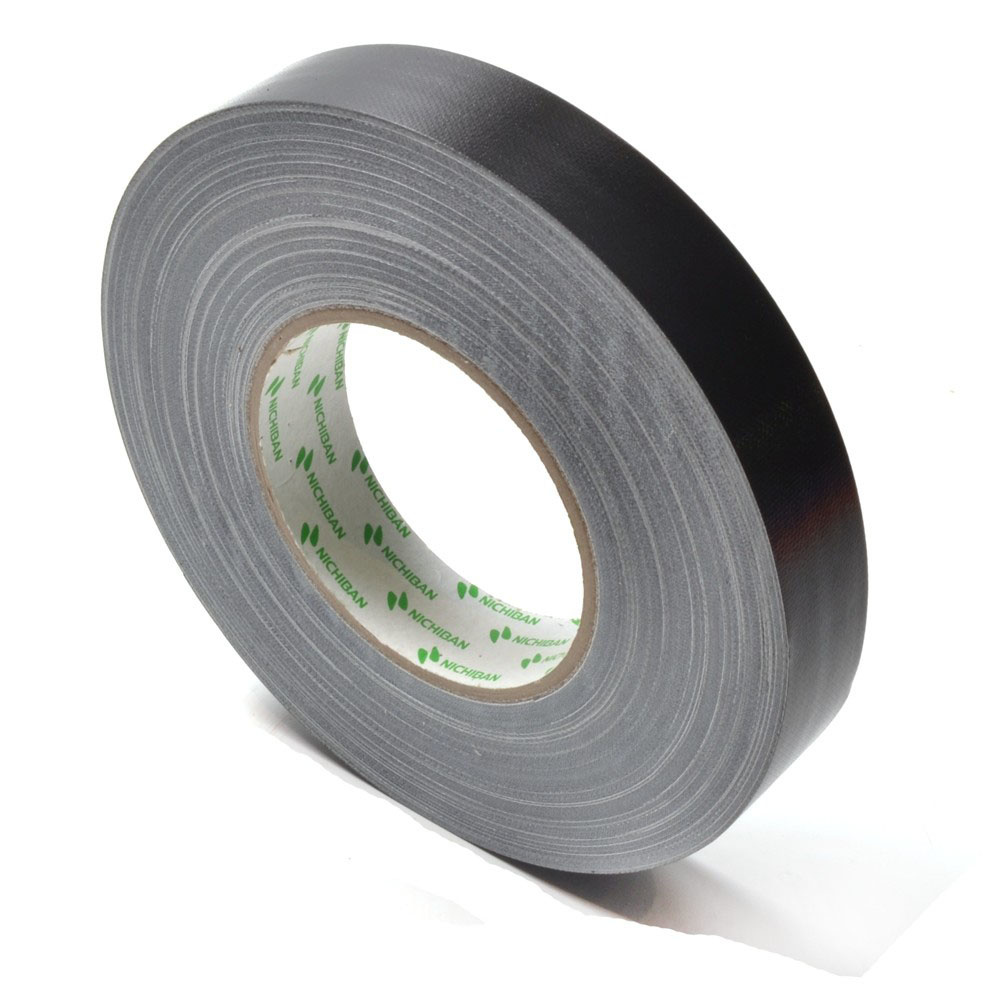 Nichiban Gaffa tape rol 25mm 50m zwart afbeelding
