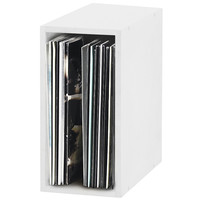 Glorious Record Box 55 platenkast voor vinyl wit Record Box 55 platenkast voor vinyl wit