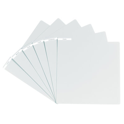 Glorious Vinyl Divider tabblad wit