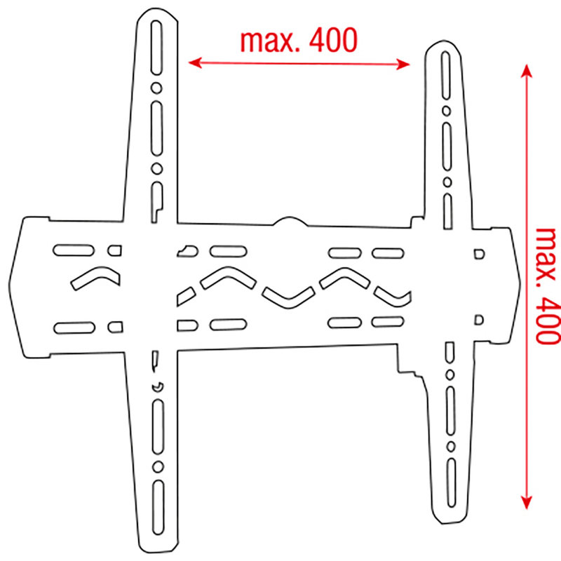 PLB-3255 TV muurbeugel 32 tot 55 inch