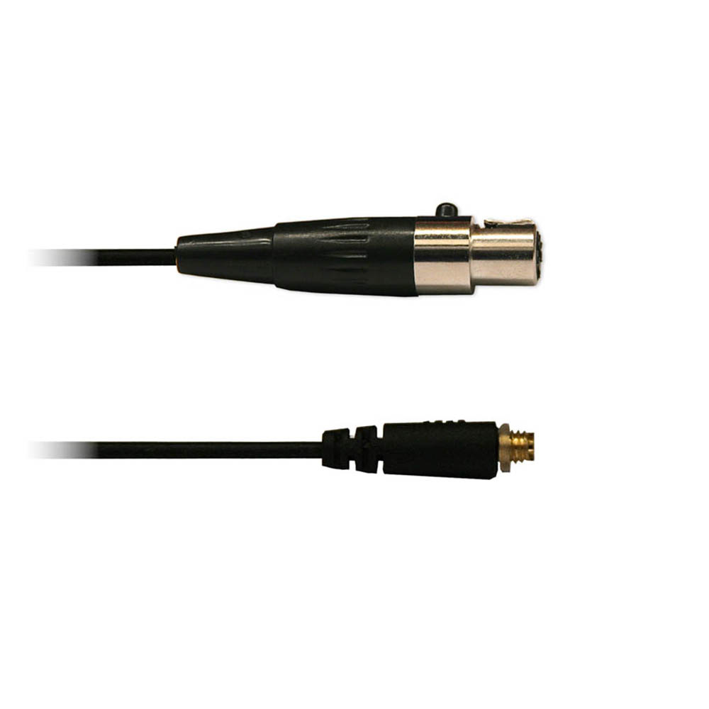 Audac 4-polige mini XLR kabel zwart voor div. headsets afbeelding
