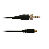 Audac Mini-jack kabel zwart voor div. headsets Mini-jack kabel zwart voor div. headsets