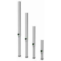 Telescopische podiumpoot 80-140cm (4 stuks)