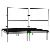 Podiumrailing voor Deck750 2m