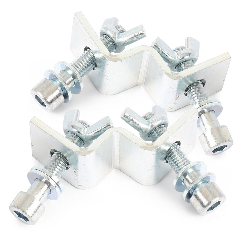 Hoekkoppeling voor podiumrailing (2 stuks)