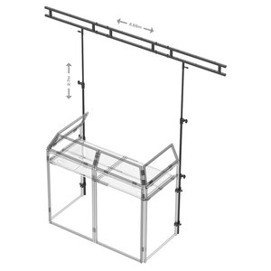 Vonyx DB3L Lichtbrug voor DB3 Pro DJ Booth