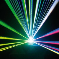 Galactic TXT 300mW RGB laser met toetsenbord