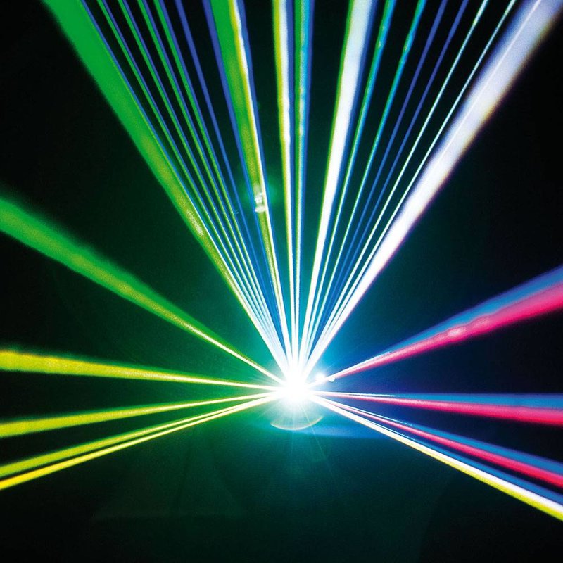 Galactic TXT 300mW RGB laser met toetsenbord
