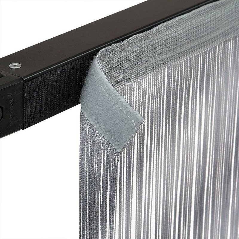 Pipe and drape spaghetti koordgordijn 300x300cm grijs