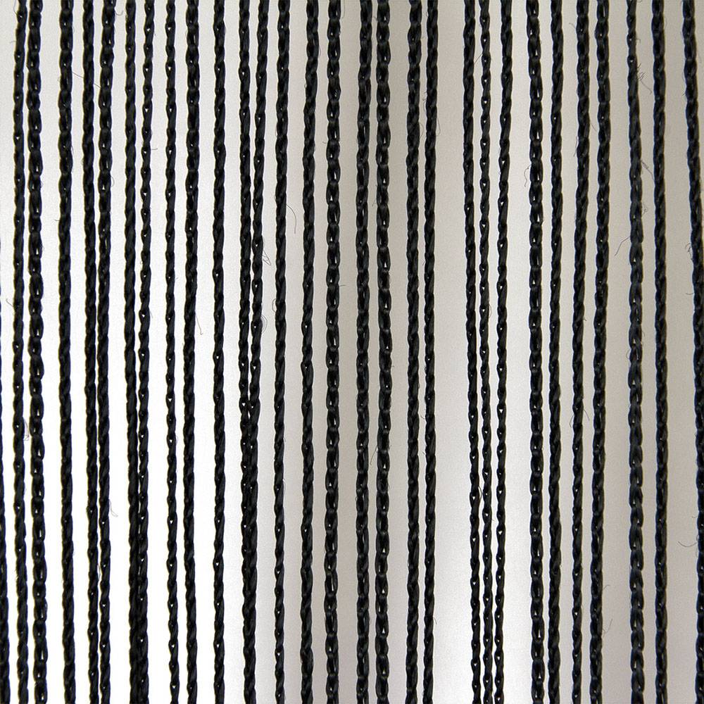 Wentex Pipe and drape spaghetti koordgordijn 300x300cm zwart