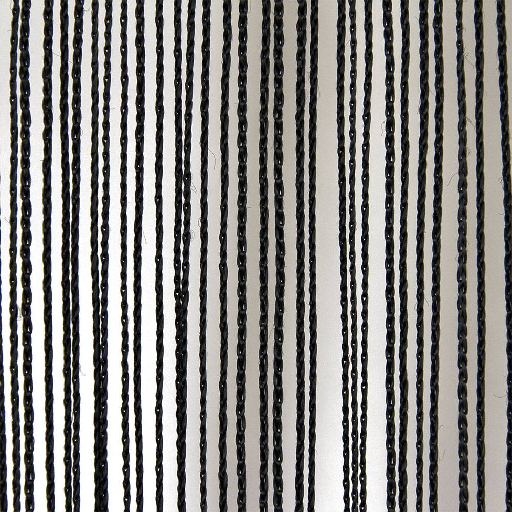 Wentex Pipe and drape spaghetti koordgordijn 300x600cm zwart