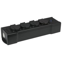 PowerBOX 4 4-weg verdeelblok met Powercon in- en uitgang