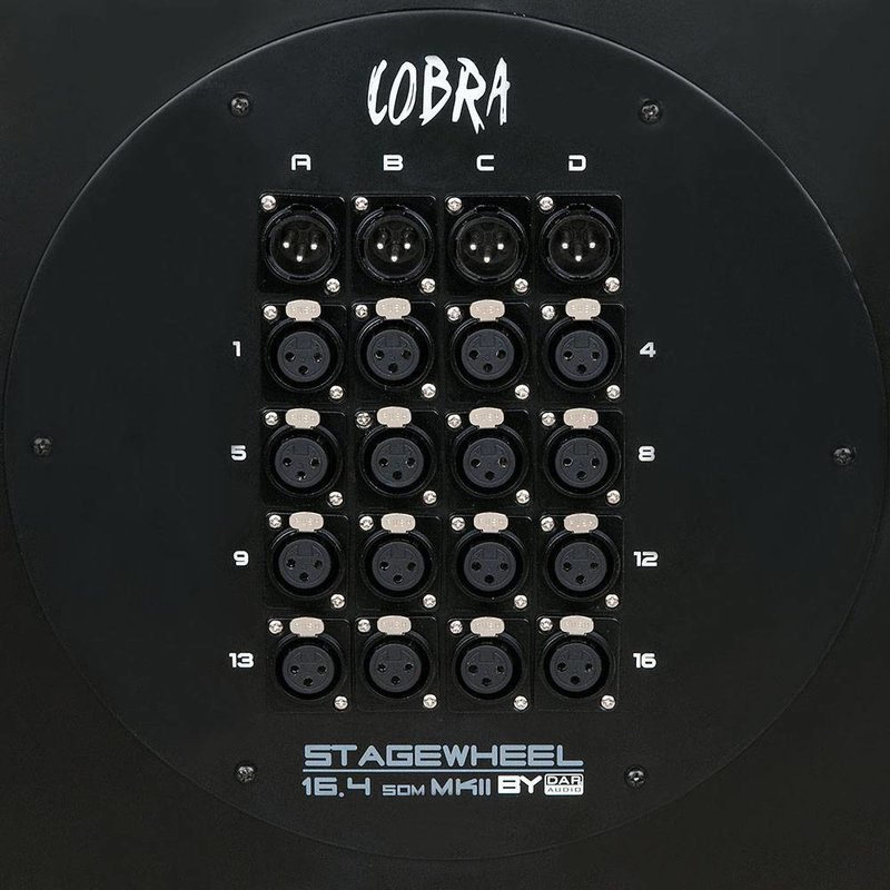 CobraX multikabel op haspel 16 in 4 uit 50m