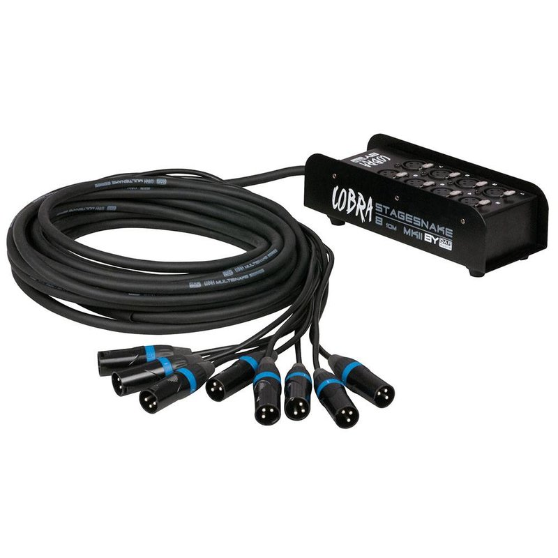 CobraX 8 StageSnake 8/0 multikabel 10m