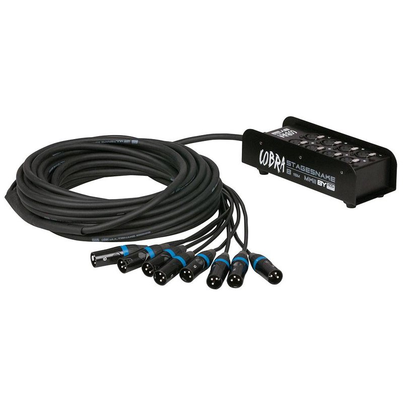CobraX 8 StageSnake 8/0 multikabel 15m