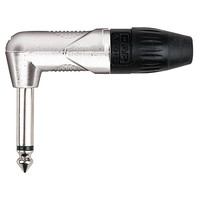 6.3mm Jackplug X-Type Mono zilver haaks