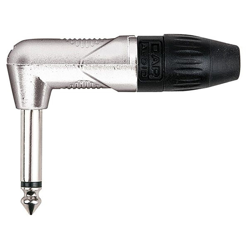 6.3mm Jackplug X-Type Mono zilver haaks