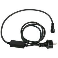 LED Rubber String Light WW 100 warmwitte LEDs 10m