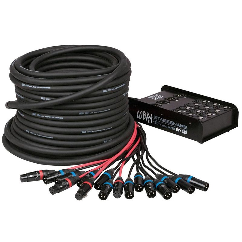 CobraX 12/4 StageSnake 12/4 multikabel 30m
