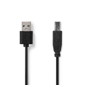 Nedis USB-A naar USB-B kabel USB 2.0 1m