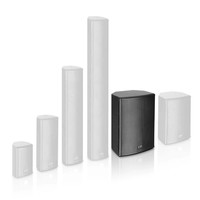 SAT82AG2 actieve installatie luidspreker 8 inch zwart