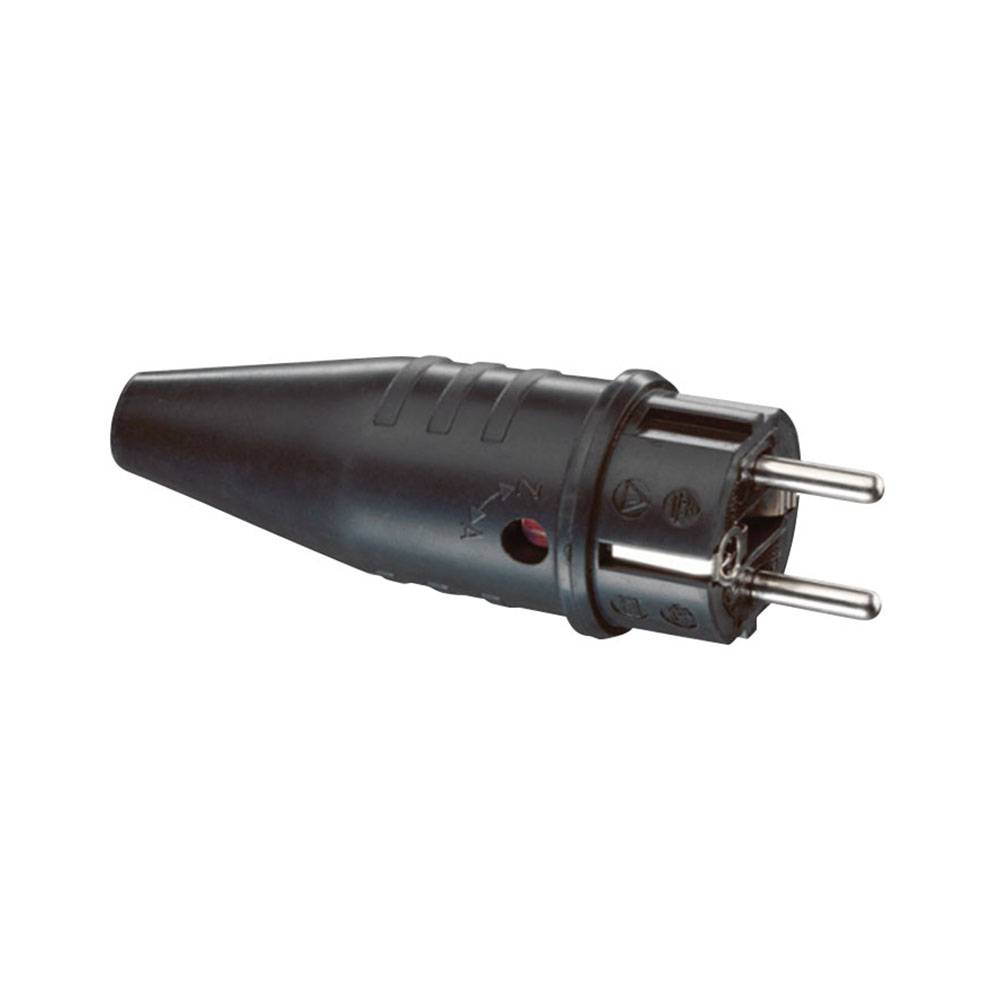 ABL Rubber schuko IP44 stekker 16A afbeelding