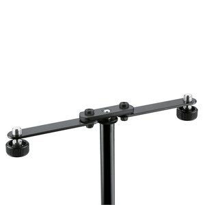 K&M 23510 Flexibele T-bar voor 2 microfoons