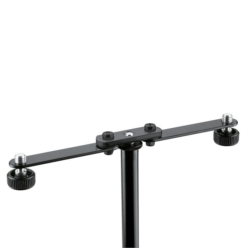 23510 Flexibele T-bar voor 2 microfoons