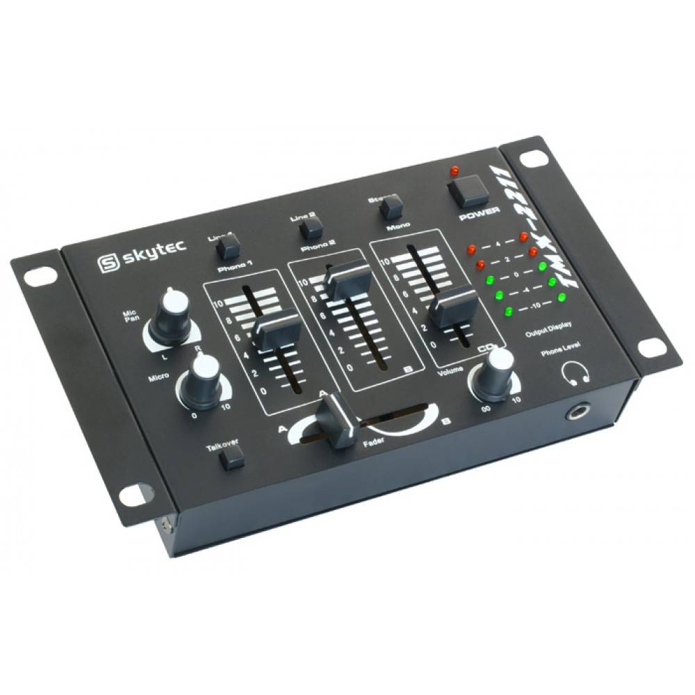 Skytec STM-2211B 4-kanaals mengpaneel budget afbeelding