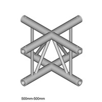 Duratruss DT 32/2-C41VX laddertruss 4-weg kruis verticaal DT 32/2-C41VX laddertruss 4-weg kruis verticaal