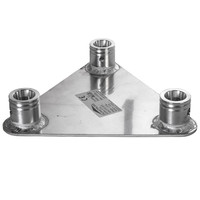 Duratruss DT 33-BPF driehoek truss baseplate female DT 33-BPF driehoek truss baseplate female