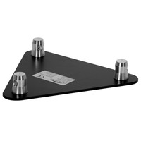 DT 33-BPM driehoek truss baseplate male zwart
