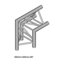 DT 33/2-C24-D90 driehoek truss hoek 90° apex out