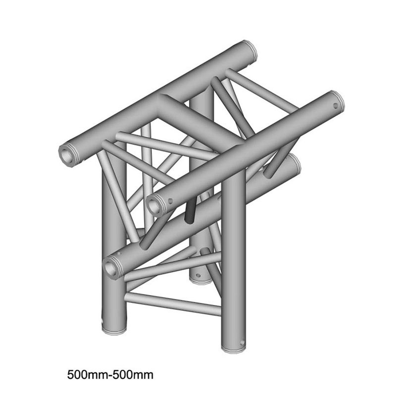 DT 33/2-T35-T driehoek truss T-stuk apex down