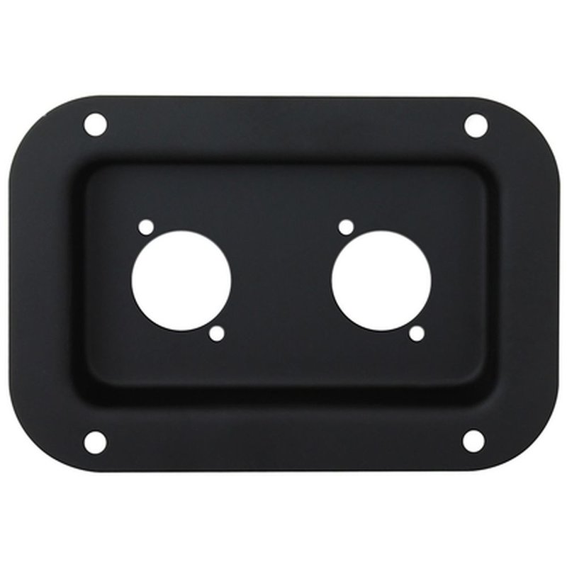 Penn Elcom D0604k Inbouwschotel 2x D-Size zwart D0604k Inbouwschotel 2x D-Size zwart