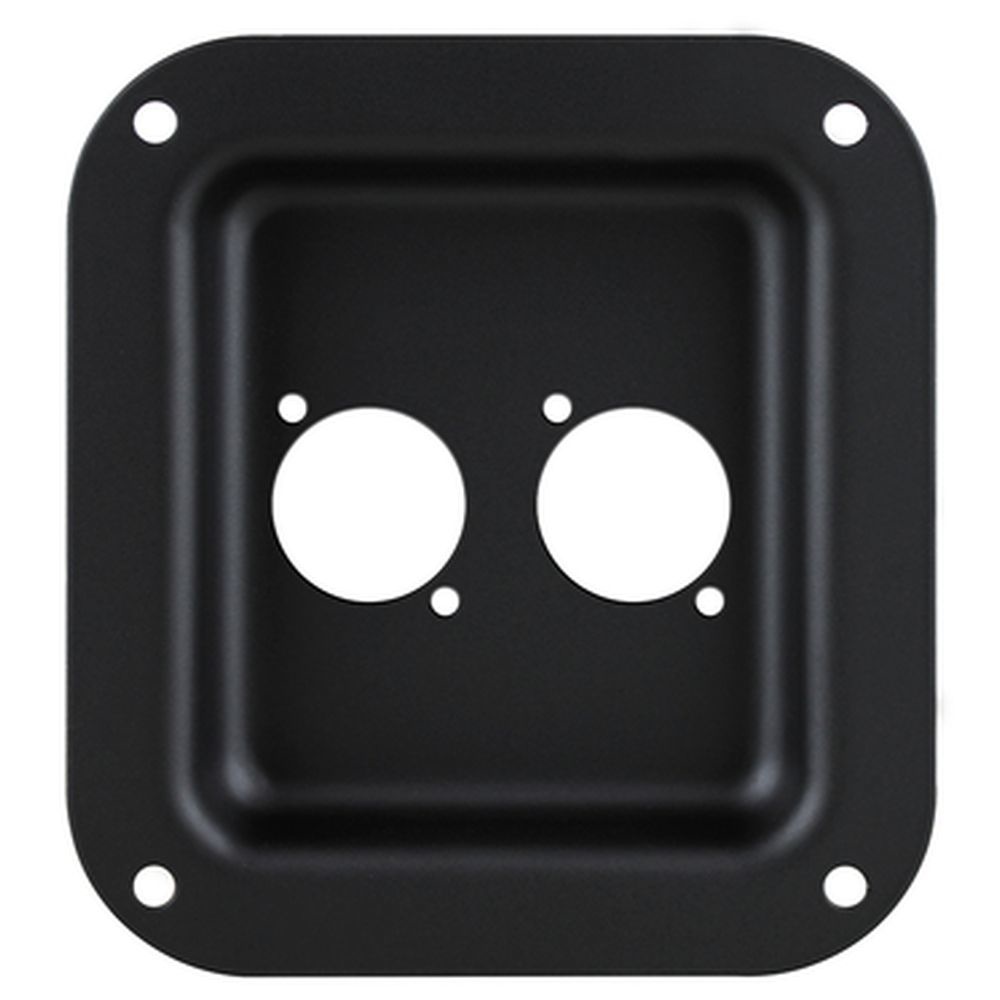 Penn Elcom Inbouwschotel 2x D-Size zwart afbeelding