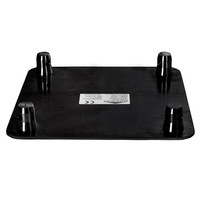 DuraTruss DT 34-BPM vierkant truss baseplate male zwart DT 34-BPM vierkant truss baseplate male zwart